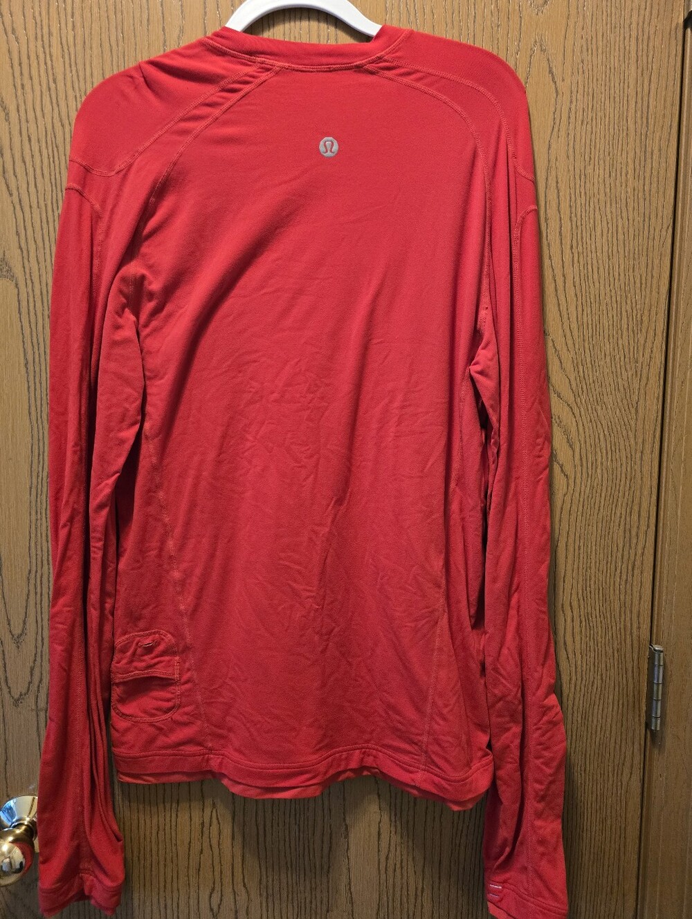 lululemon athletica Swiftly Long-Sleeve Oxford Red Athletic Tee Size 12/xl ($78)